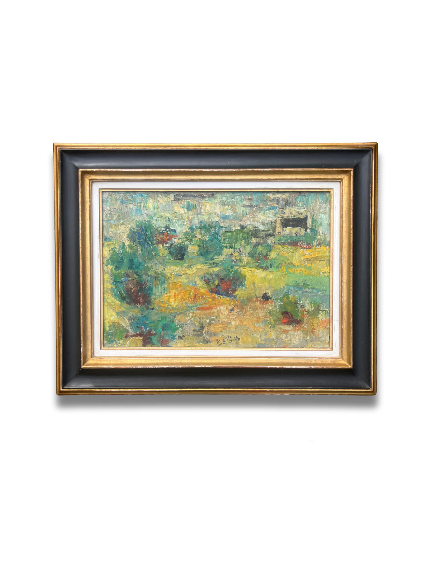 Oliveraie, Richard Bellias (French, 1921–1974), oil on canvas, signed lower edge