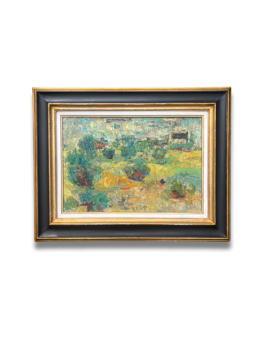 Oliveraie, Richard Bellias (French, 1921–1974), oil on canvas, signed lower edge