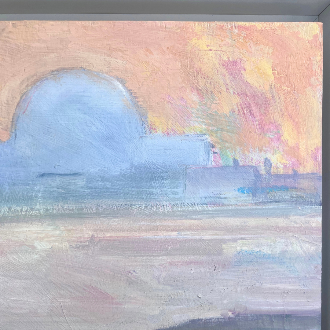 Sizewell, Suffolk (January 2015), Clive Patterson (British), pastel on board