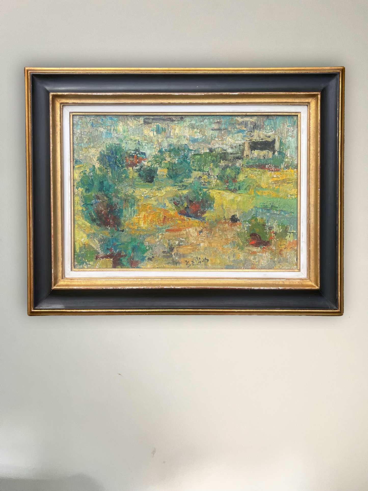 Oliveraie, Richard Bellias (French, 1921–1974), oil on canvas, signed lower edge