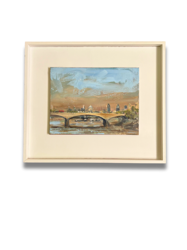 A Bright Brown Sky, Hester Berry, British, oil on canvas