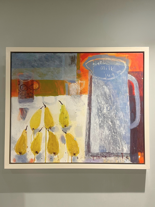The Giant Milk Jug, Elaine Turnbull (b. 1963), British, oil on canvas