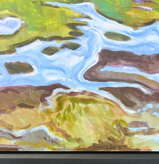 Coastal Pathways, 3 (2020), Clive Patterson, acrylic on board