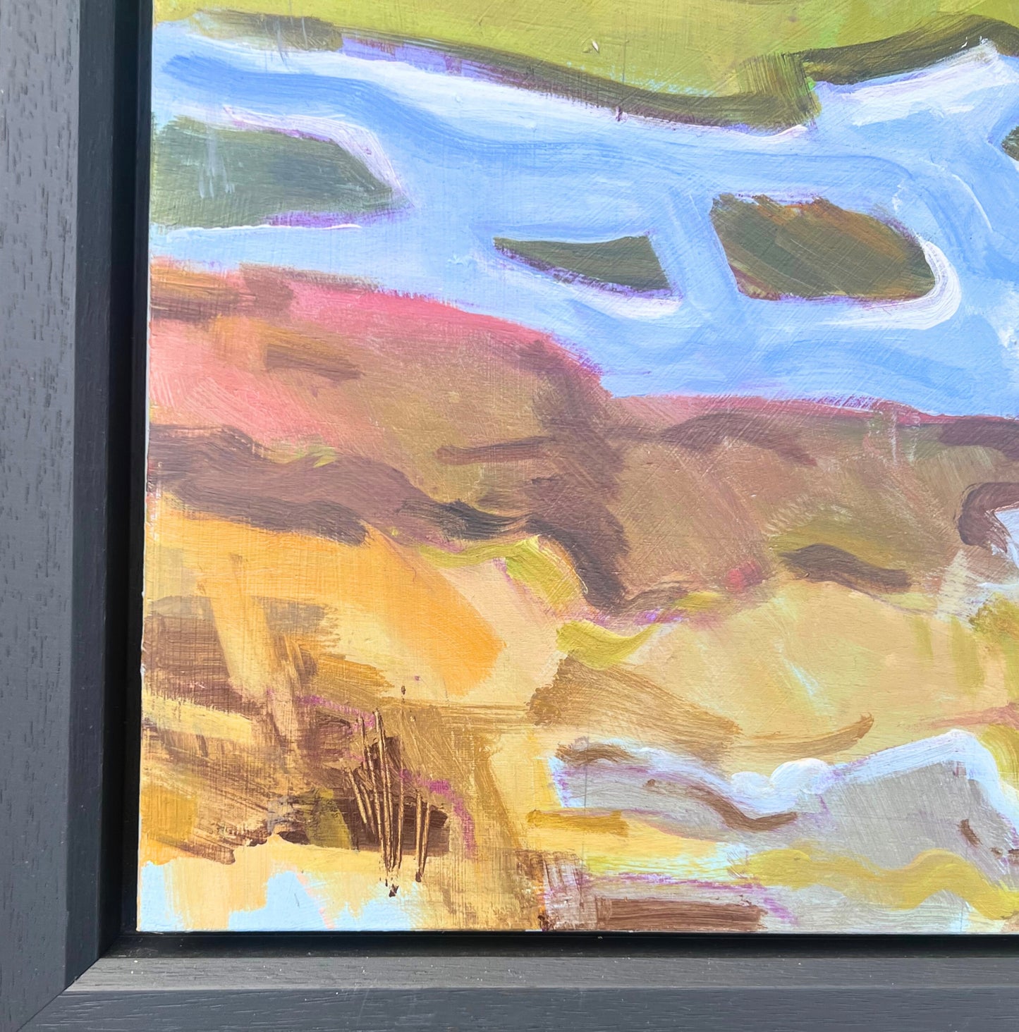 Coastal Pathways, 3 (2020), Clive Patterson, acrylic on board