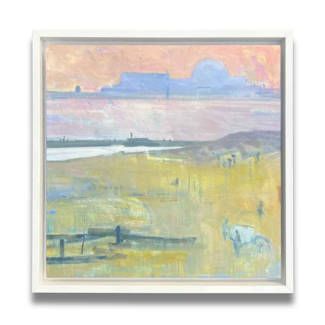 Sizewell, Suffolk (January 2015), Clive Patterson (British), pastel on board