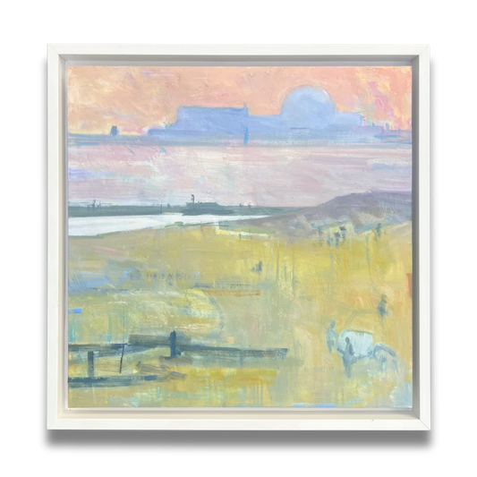 Sizewell, Suffolk (January 2015), Clive Patterson (British), pastel on board