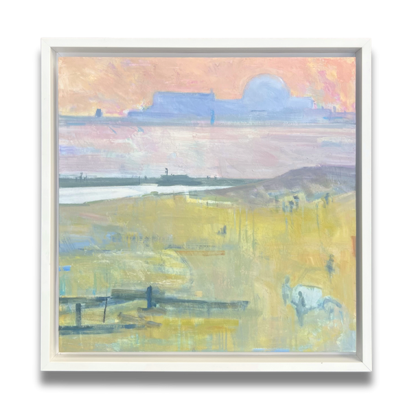 Sizewell, Suffolk (January 2015), Clive Patterson (British), pastel on board
