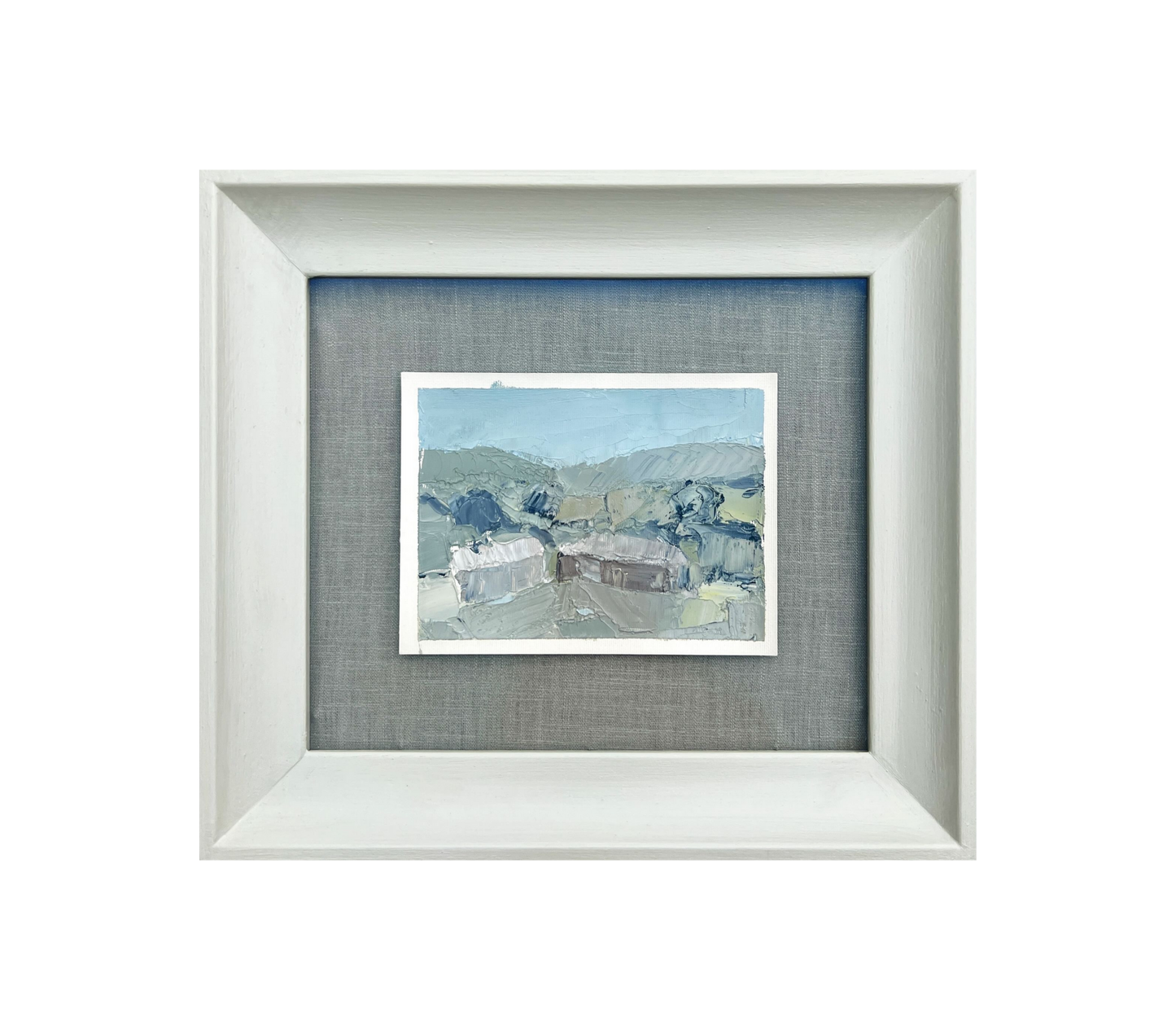 Pennine Pair, Bernard Myers ARCA (1925–2007), British, oil on canvas card