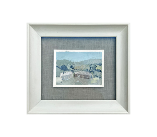 Pennine Pair, Bernard Myers ARCA (1925–2007), British, oil on canvas card