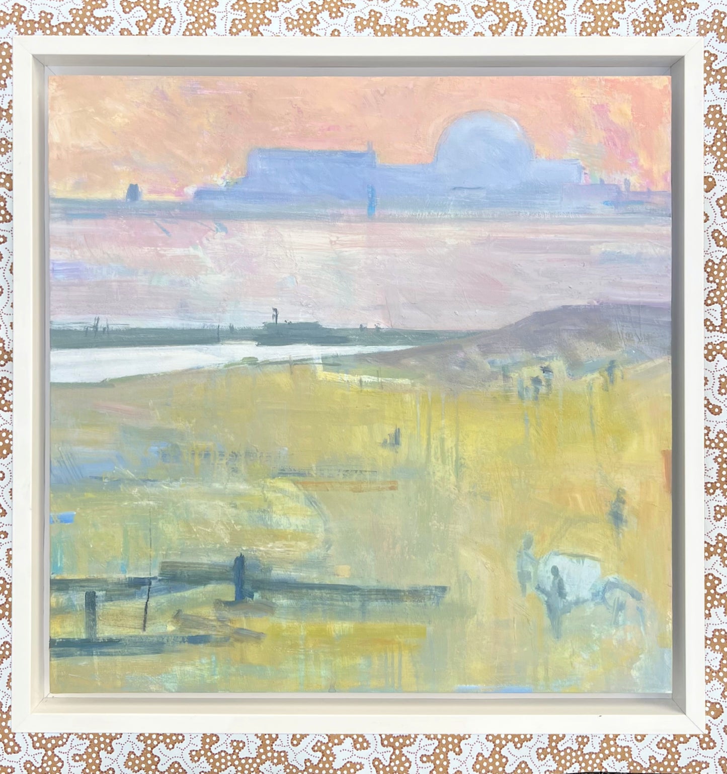 Sizewell, Suffolk (January 2015), Clive Patterson (British), pastel on board