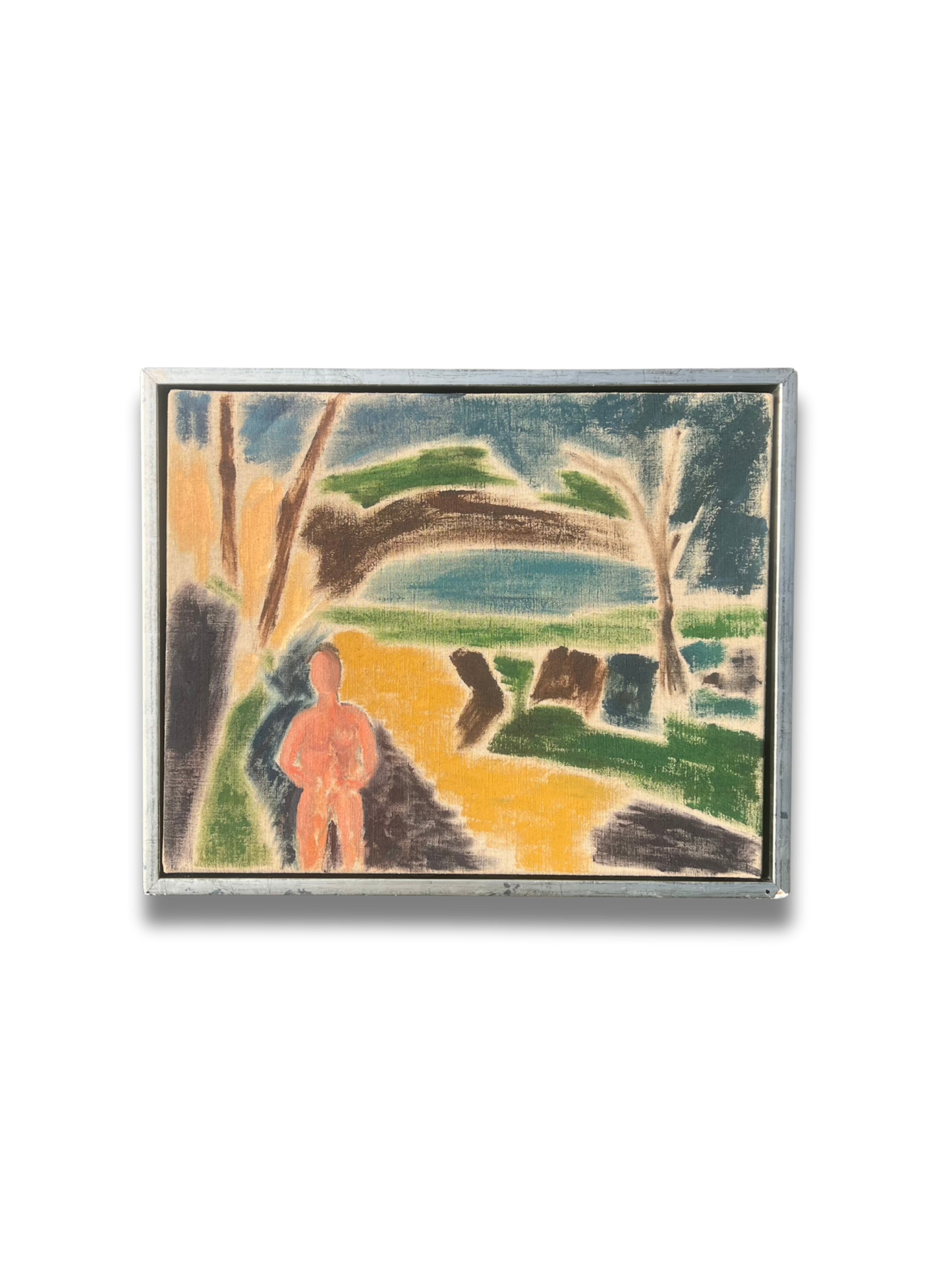 Fauvist Landscape, British School (Mid Century), Oil on Canvas,