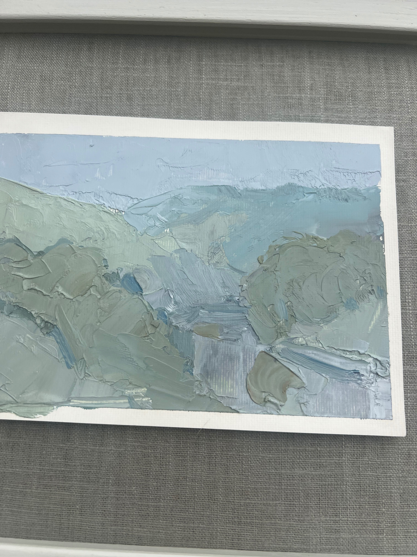 Pennine Pair, Bernard Myers ARCA (1925–2007), British, oil on canvas card