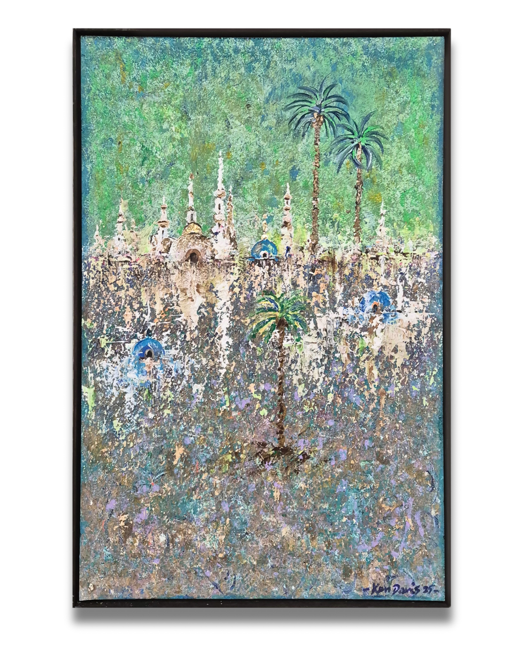Uzbekistan, Ken Davis (b. 1937), British, acrylic on panel