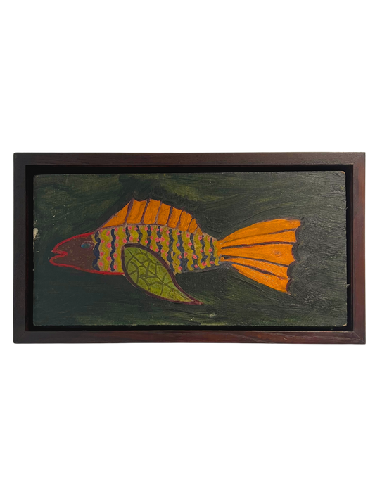 Piscis Benediction, Sven Berlin (1911–1999), British, oil on board