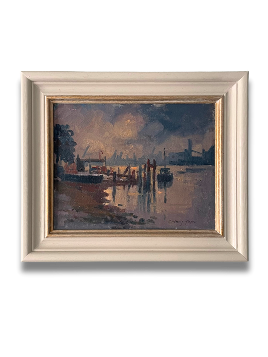 Thames View, Charles Smith (1913–2003), British, oil on canvas