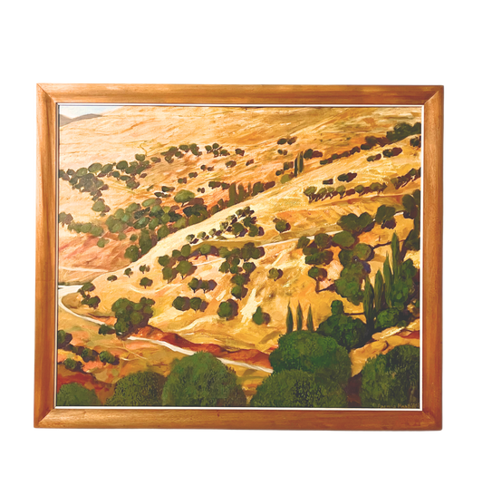 Andalusian Landscape, Brenda Hartill (1943-), British, oil on canvas,