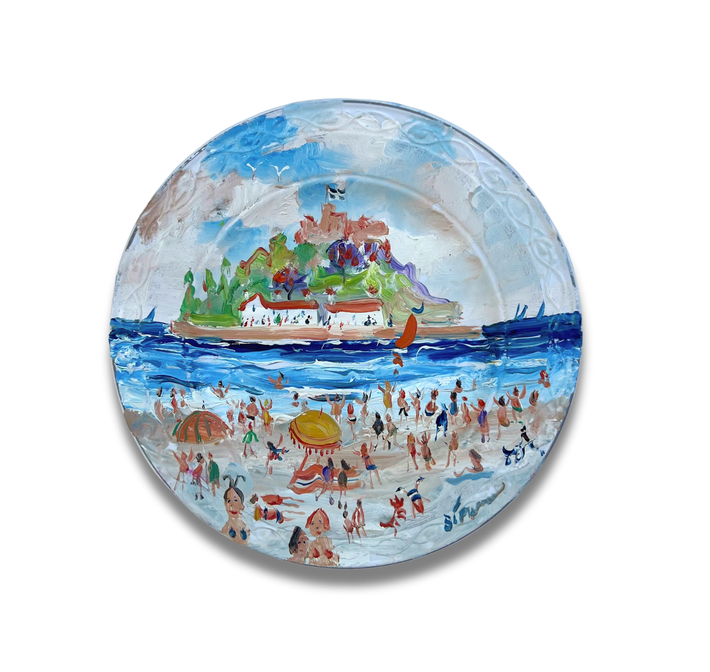 The Mount, Simeon Stafford (b. 1956), British, oil on plate