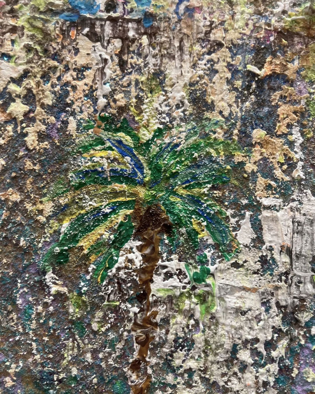 Uzbekistan, Ken Davis (b. 1937), British, acrylic on panel