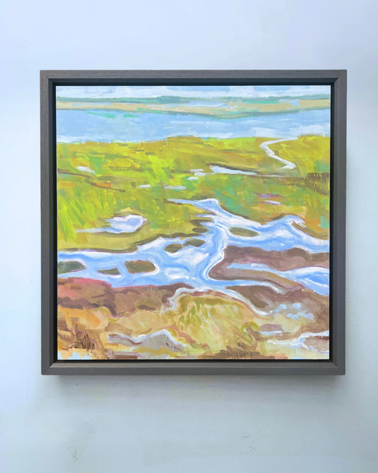 Coastal Pathways, 3 (2020), Clive Patterson, acrylic on board