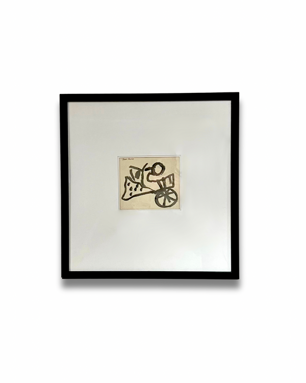 Monochrome Abstract, Alan Davie (1920-2014), British, gouache on paper,