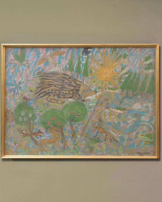 Animal world, Björn Björnholt (1945– ), Denmark, mixed media