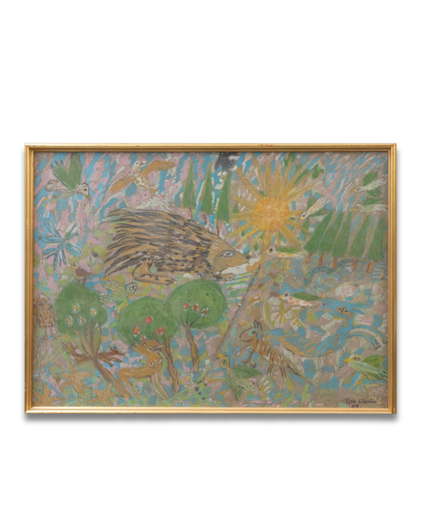 Animal world, Björn Björnholt (1945– ), Denmark, mixed media