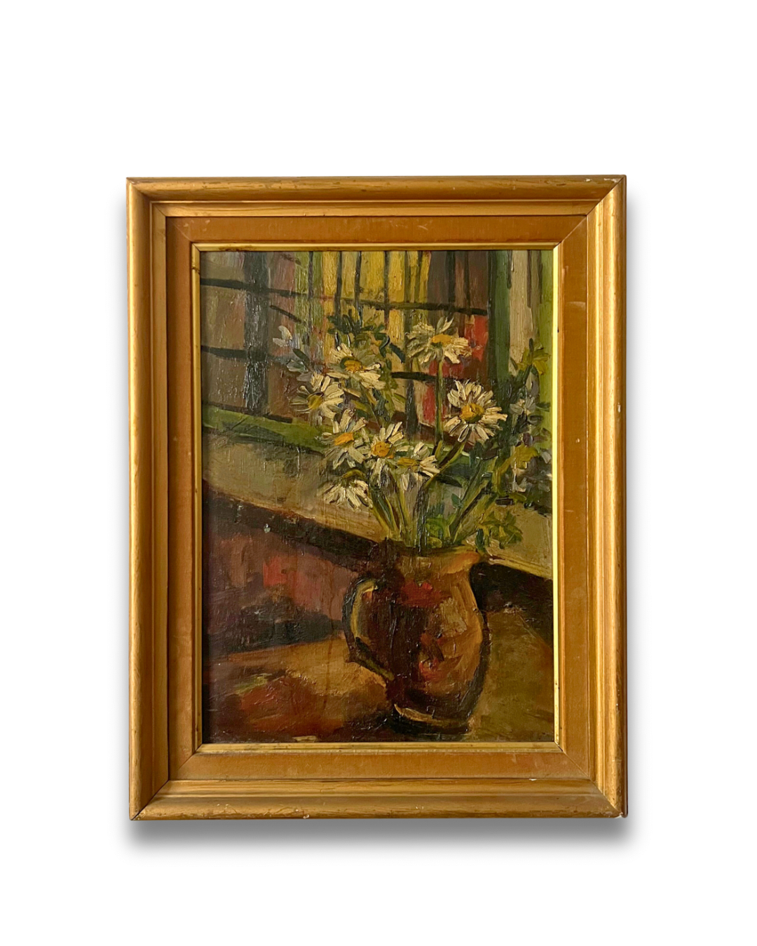 Still Life with Daisies (20th Century), Continental School, oil on canvas